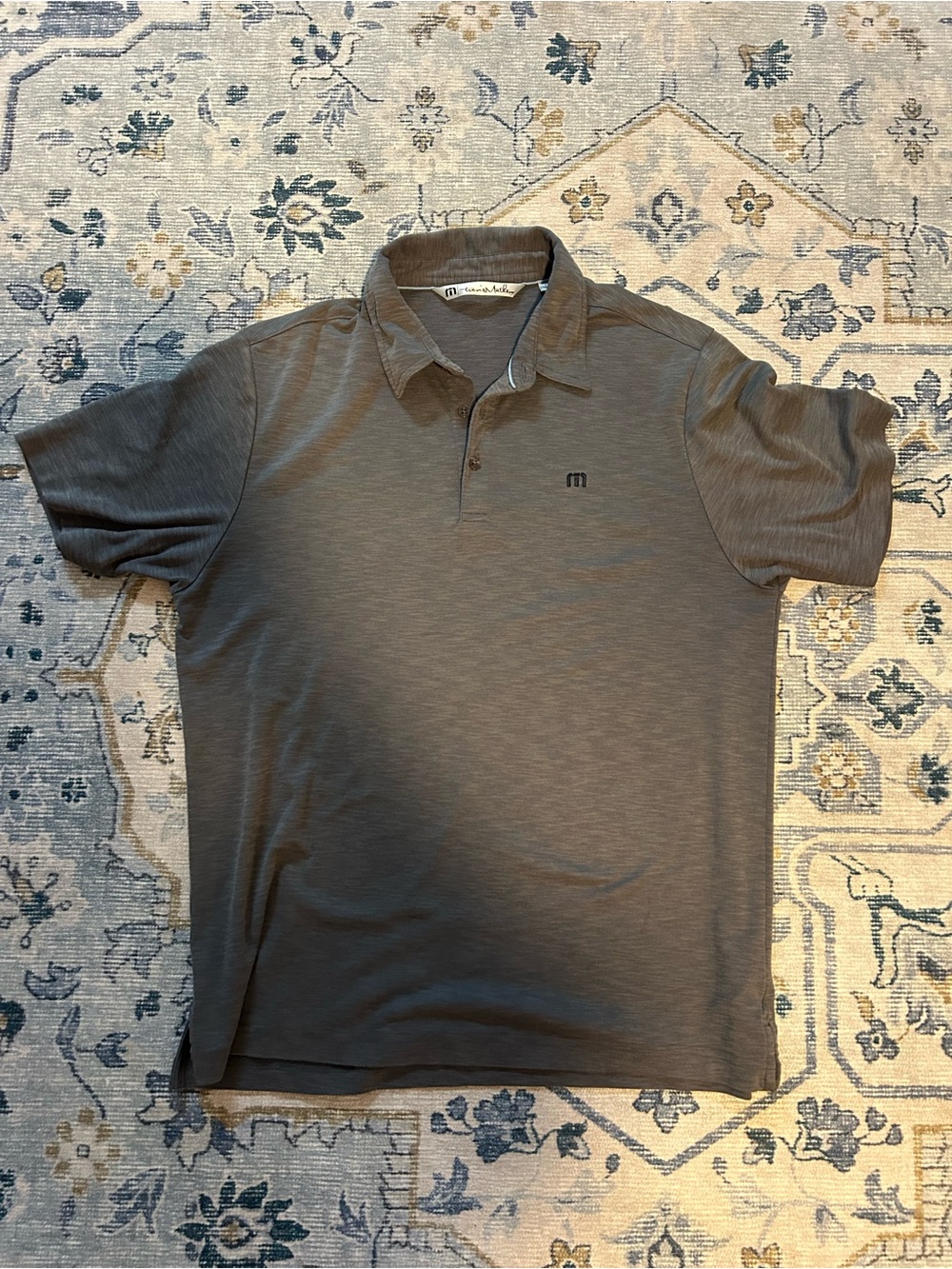 Men's Heather Gray Polo